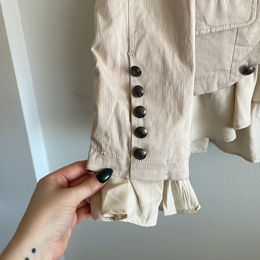NWT Free People Ruffles Romance Jacket - Picture 4 of 9